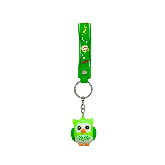 Owl Key Chain – Fun and Colorful Accessory for Sweet Style on the Go: 1CT