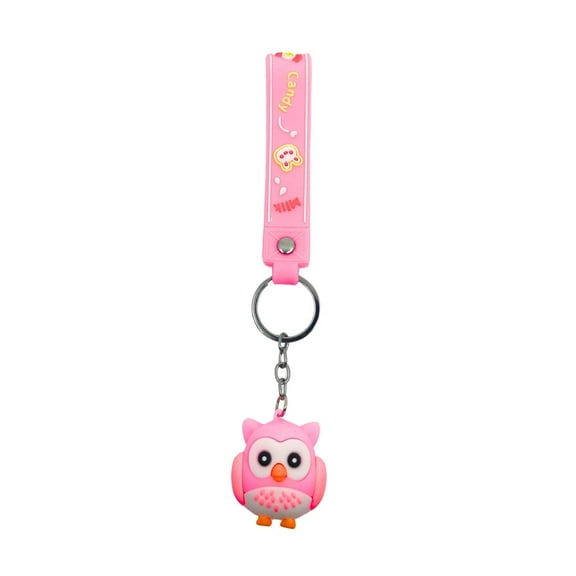 Owl Key Chain – Fun and Colorful Accessory for Sweet Style on the Go: 1CT