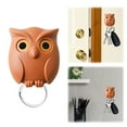 Owl Key Hook Without Punching Entrance Foyer Living Room Wall Hanging
