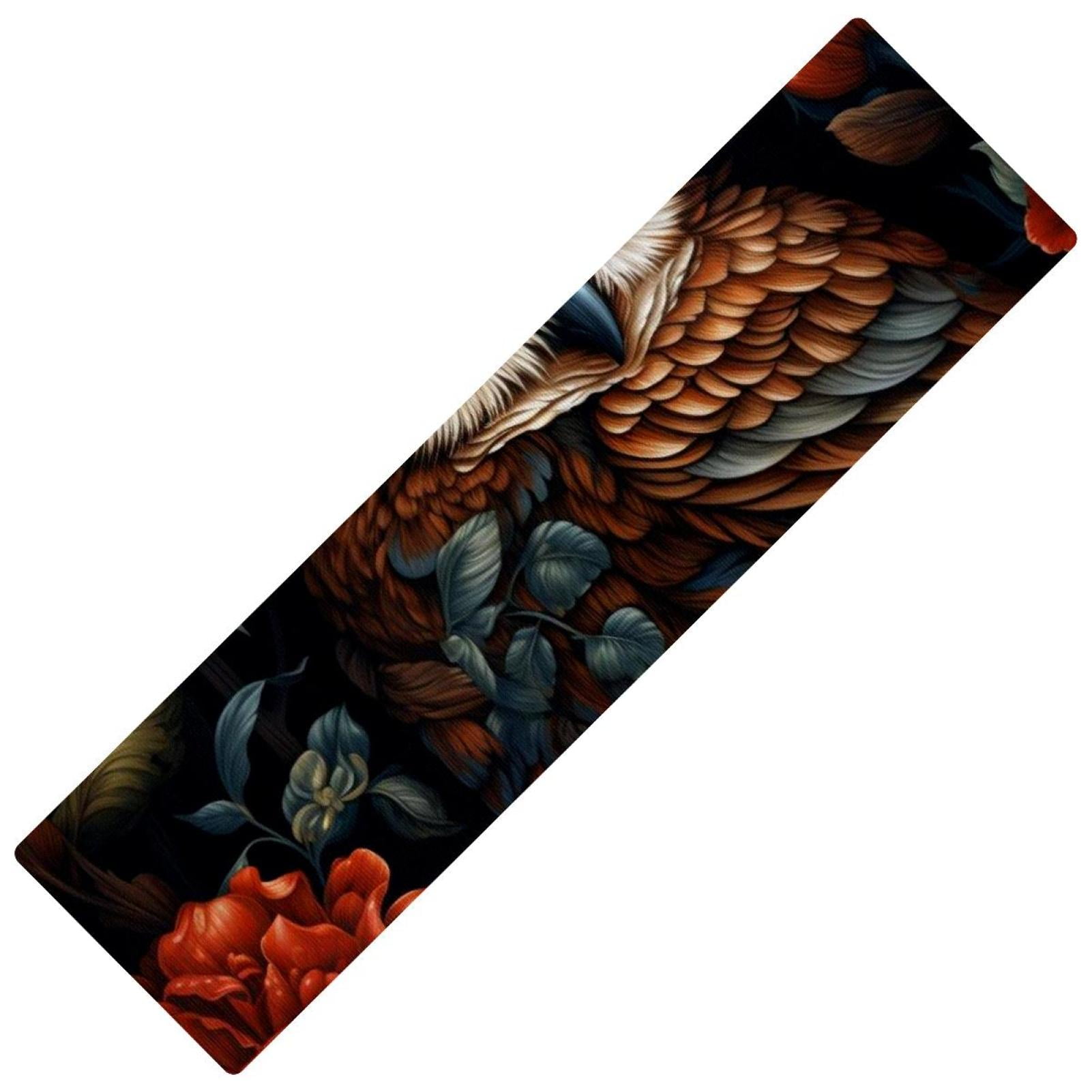 Owl Kitchen Rug Runner Rectangular 15.7"x59" Washable Absorbent Kitchen