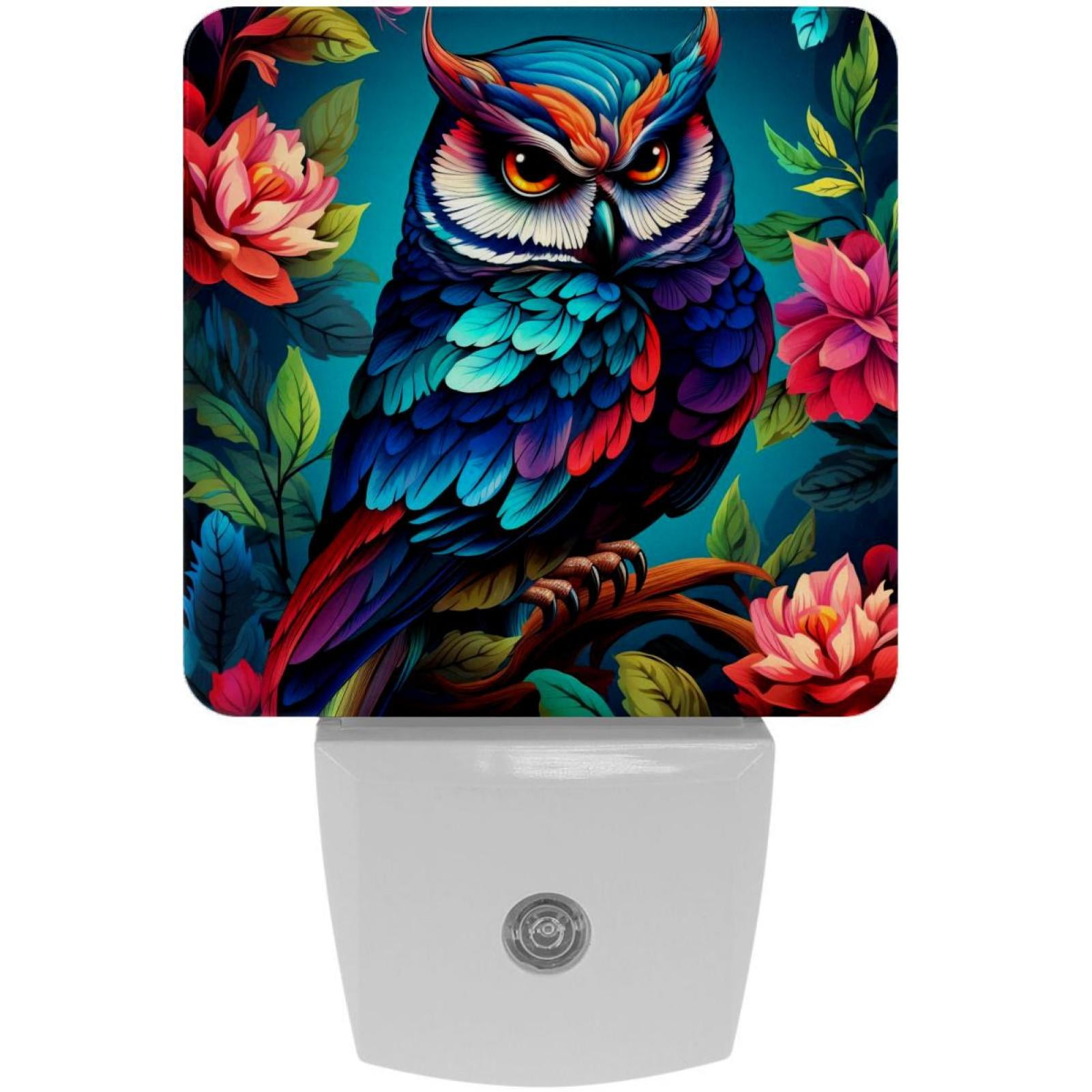 Owl LED Square Night Lights Energy Efficient & Elegant Decorative