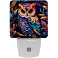 thumbnail image 1 of Owl LED Square Night Lights - Stylish and Convenient Illumination for Any Space - Pack of 2, 1 of 6