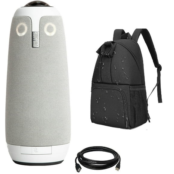 Owl Labs Meeting Owl Pro Premium Pack - 360 Degree, 1080p Smart Video Conference Camera, Microphone, and Speaker (Includes Accessories and Warranty)