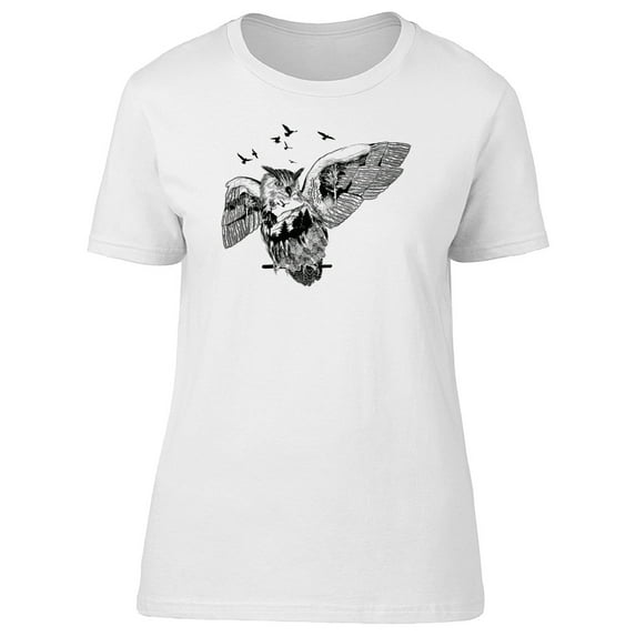 Owl Landscape T-Shirt Men -Image by Shutterstock, Male Large