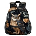 thumbnail image 1 of Owl Large Capacity Backpack with Adjustable Shoulder Strap, Printed Design, Lightweight , Shoulder Backpack Book Bag, Small Backpack Purses for Teens, 1 of 6