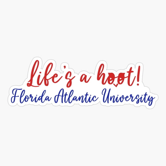 Owl Life Hoot Quote Campus Sticker