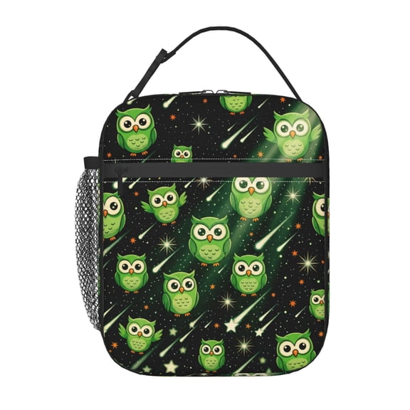 Owl Lunch Box For Women Insulated Lunch Bag Lunchbox Lunch Tote Bags Reusable Cooler For Work Office Picnic Travel