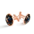 thumbnail image 1 of Owl Men's Stainless Steel Cufflinks for Formal Attire, Made of Durable Stainless Steel, for Business Meetings or Special Occasions, 1 of 1