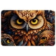 thumbnail image 1 of Owl Modern Polyester Non-Slip Floor Rug Office Mat, Machine Washable Office Rugs, 1 of 6