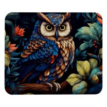 Owl Mouse Pad for Laptop Wireless Mouse Home Office Travel, Portable & Washable