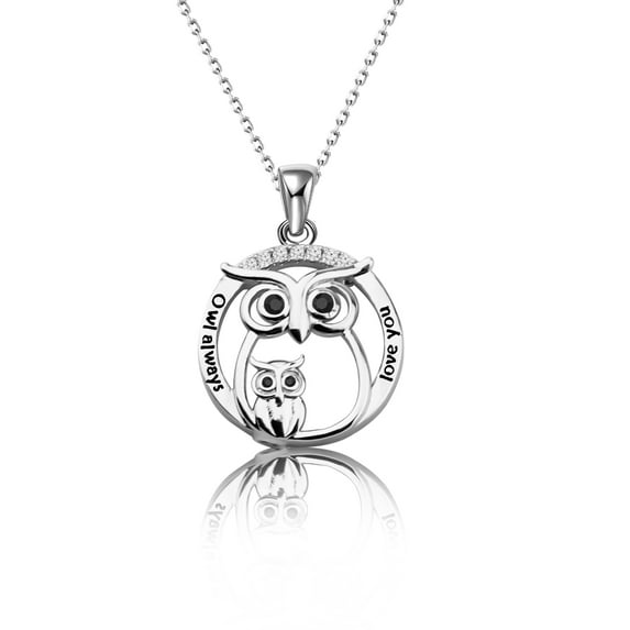 Owl Necklace Owl Always Love You Gift Mom Necklace Anniversary Gift Engagement Gift Couples Necklace for Owl lovers and Owners Valentines Day Gift