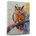 thumbnail image 1 of Owl Northern Barred Canvas Wall Art Animal Decor, Owl Northern Barred Canvas Prints Wild Animal Artwork for Living Room Bedroom Office 190HD784, 1 of 4