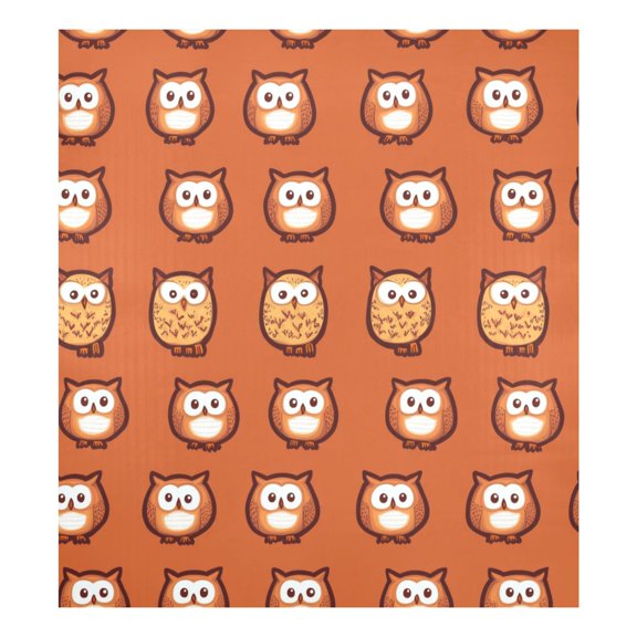 Owl Pattern Design Magnetic Dishwasher Decal 23''x26'' Easy to Clean Single Sided Print