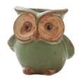 thumbnail image 1 of Owl Planter Pot, Ceramic Animal Shaped Flower Pot, Mini Cute Owl Succulent Planter with Holder for Small Plants, Home Desk Balcony Decor, 1 of 4