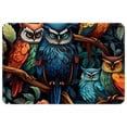 thumbnail image 1 of Owl Polyester Non-Slip Machine Washable Office Mat - Door Mat Chair Rugs Door Mats, 1 of 6