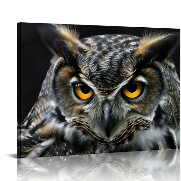 Owl Print On Canvas Canvas Canvas Wall Art, Canvas Print Wall Decorations Ready To Hang Room Home Art Decor