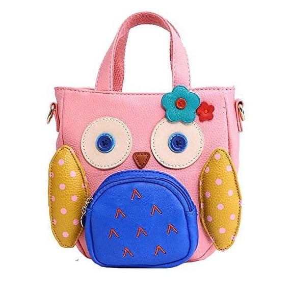 Owl Purse - Pastel Pink