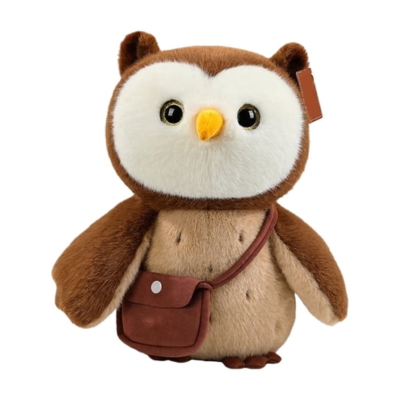 Owl Rabbit Plush Stuffed Animal, Brown Figure, Soft Stuffed Animal, Soft Sleep Companion for All Ages Bedroom, Cute Decor