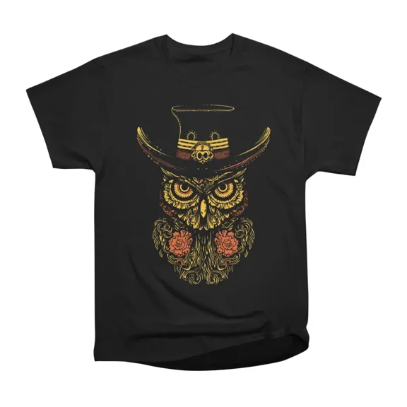 Owl Ranch T-Shirt Tee Gift For Him Merch For Her Apparel For Friend