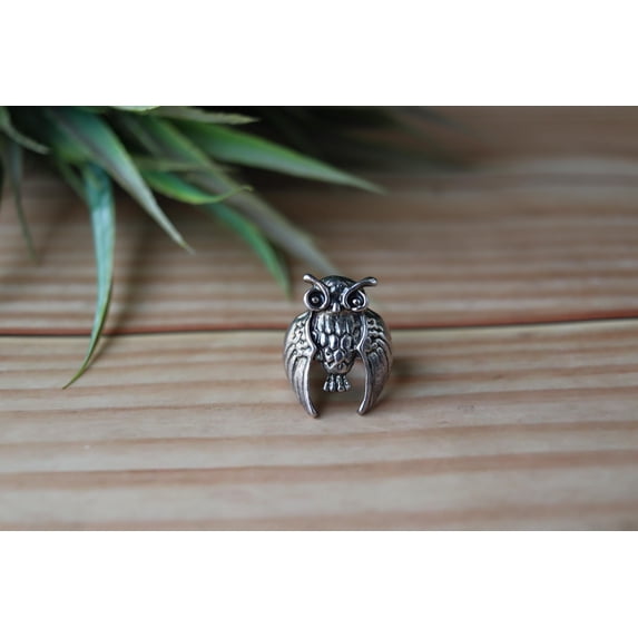 Owl Ring, 925 Sterling Silver Ring, Unique Ring, Boho Ring, Statement Ring, Dainty Ring, Symbolic Animal Ring, Unisex Ring, Owl Lover Gift*