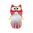 thumbnail image 1 of Owl Rudolph Faceless Doll Fabric Christmas Decor Plush Ornament Tabletop Display, 1 of 2