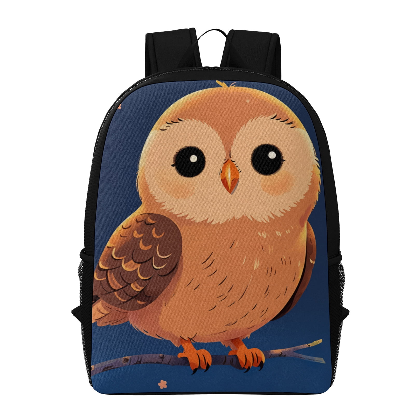 Owl School Bag Simple School Backpack with Unique Owl Design Ideal for Daily Use Durable 600DPU Fabric for Long Lasting Performance