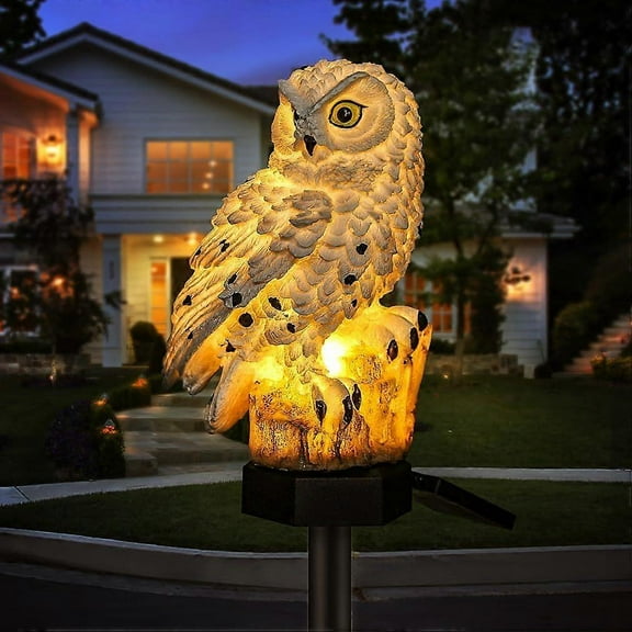 Owl Shape Light Led Solar Outdoor Lighting Night Light Decorative Home