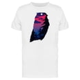 thumbnail image 1 of Owl Silhouette And Landscape Tee Men's -Image by Shutterstock, 1 of 1