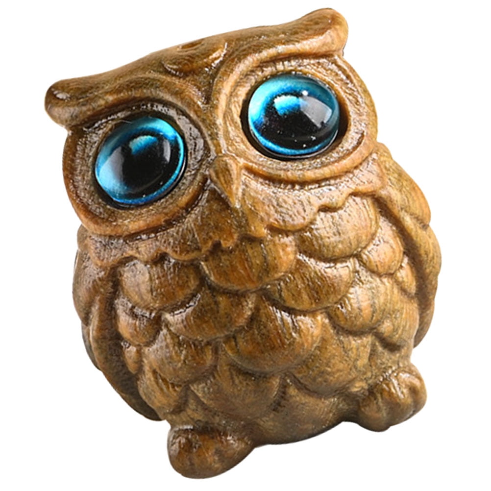 Owl Statue Office Desk Decorations Decoraciones Para Salas Casa Mini