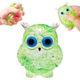 thumbnail image 1 of Owl Sugar Stress Ball Squishy Toys, Kawaii Squishy Stress Balls, Owl Sugar Ball Squeeze Toys, Party Favors Easter Basket Stuffers (Green), 1 of 5