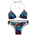 thumbnail image 1 of Owl Swim Suit Women Bikini Set Detachable Sponge Adjustable Strap Two-Pack Swim Wear, 1 of 6