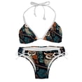 thumbnail image 1 of Owl Swim Wear Detachable Sponge Adjustable Strap Bikini Set Two-Pack for Multiple Scenes, 1 of 6