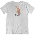 thumbnail image 1 of Owl T-Shirt Gift for Souvenir, Traveler, Bird Lovers, Youth, Men and Women White, 1 of 8