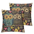 thumbnail image 1 of Owl Throw Pillow Cover Couch Pillow Case Square Outdoor Pillow Sofa Bed Lumbar Pillowcase Decorative, 1 of 7