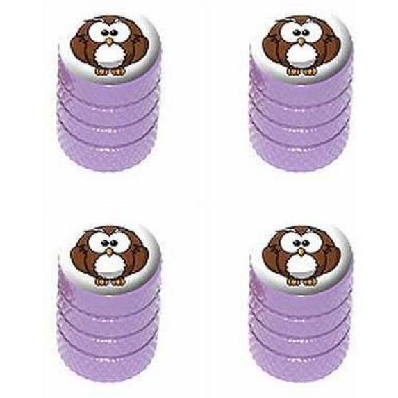 Owl Tire Rim Wheel Aluminum Valve Stem Caps, Multiple Colors
