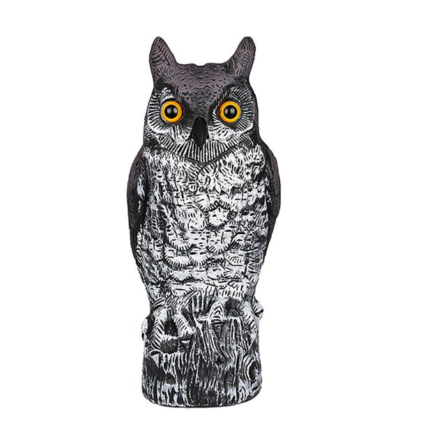 Owl To Scare Birds Owl Bird With 360° Rotating Head Realistic Owl