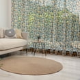 thumbnail image 1 of Owl Tulle Curtains with Rod Pocket, Avian Animal Portrait with Blue Eyes Fun Cartoon Characters Forest Fauna Pattern, Sheer Drape for Wedding Party 2 Panels, 7 Sizes, Multicolor, by Ambesonne, 1 of 3