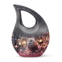 Owl Urn - Mini Urns for Human Ashes Keepsake - Funeral Urns for Adult Ashes Men - Cremation Urns for Human Ashes - Small Urn - Adult Cremation Urn Keepsake Urns for Ashes (Size