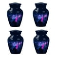 thumbnail image 1 of Owl Urn, mini Urns for Ashes, ash holders for Human Ashes, Cremation Urns for Ashes, Urns for Human Ashes Adult female, Small Urns for Human Ashes keepsake(Size - 3inch, 4 Pcs), 1 of 1