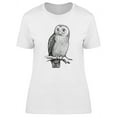 thumbnail image 1 of Owl Vintage Design T-Shirt Women -Image by Shutterstock, Female 3X-Large, 1 of 2