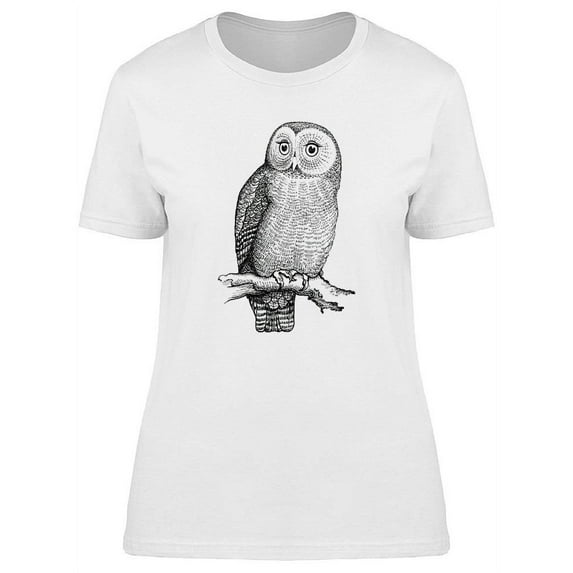 Owl Vintage Design T-Shirt Women -Image by Shutterstock, Female 3X-Large