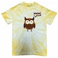 thumbnail image 1 of Owl Whom T-Shirt Funny Animal Sayings Cute Owl Tie Dye Tee, 1 of 2