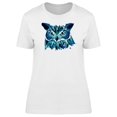 thumbnail image 1 of Owl With Glass Shard Art T-Shirt Women -Image by Shutterstock, Female Large, 1 of 2