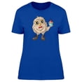 thumbnail image 1 of Owl With Shoes & Cupcake T-Shirt Women -Image by Shutterstock, Female x-Large, 1 of 2
