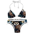 thumbnail image 1 of Owl Women's Detachable Sponge Adjustable Strap Bikini Set - 2 Pack, Beach Pool Swimwear, 1 of 6