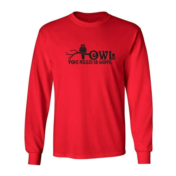 Owl You Need Is Love Adult Long Sleeve T-shirt
