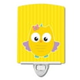 thumbnail image 1 of Owl and Yellow Stripes Ceramic Night Light, 1 of 2