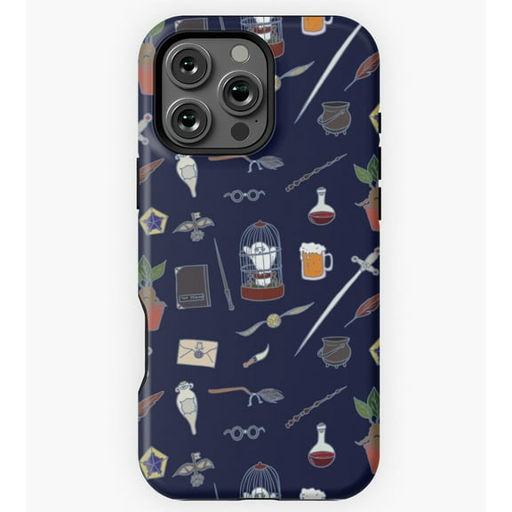 Owl and wand night GA5915 Phone Case for iPhone 11 to 17 Pro Max