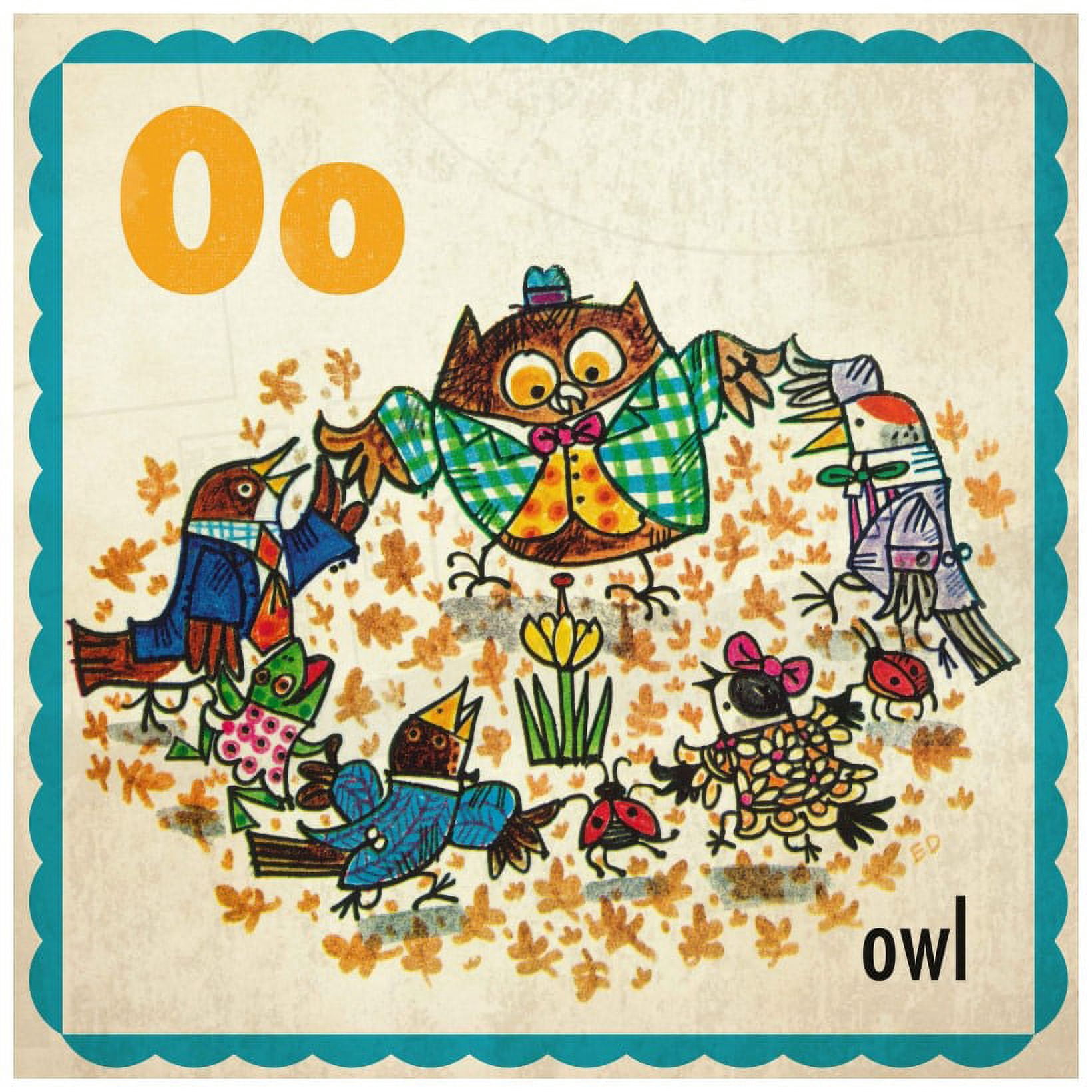 "Owl" by Curtis Painting Print on Canvas