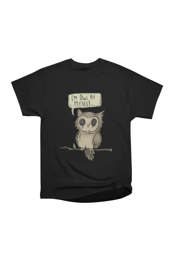 Owl by myself Save our forests T-Shirt Tee Gift For Him Merch For Her Apparel For Friend